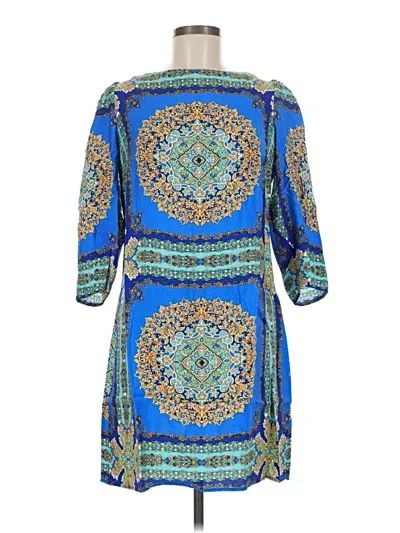 Pre-owned Laundry By Shelli Segal Casual Dress In Blue