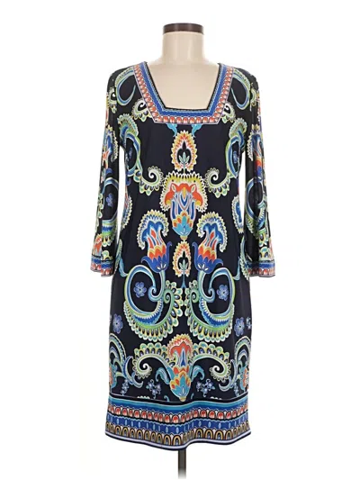 Pre-owned Laundry By Shelli Segal Casual Dress In Blue