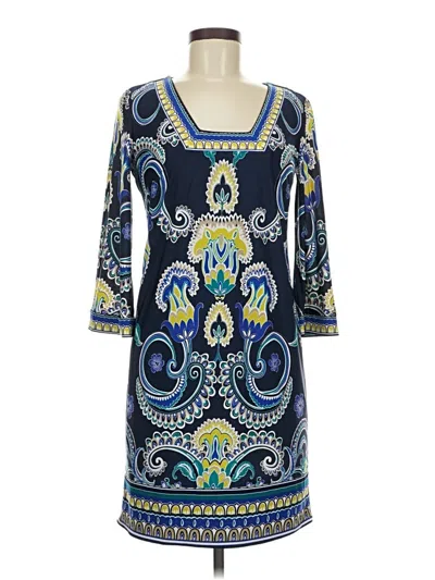 Pre-owned Laundry By Shelli Segal Casual Dress In Blue