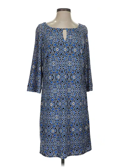 Pre-owned Laundry By Shelli Segal Casual Dress In Blue