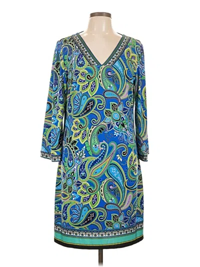 Pre-owned Laundry By Shelli Segal Casual Dress In Blue