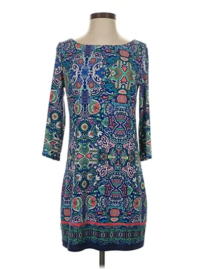 Pre-owned Laundry By Shelli Segal Casual Dress In Blue