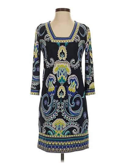 Pre-owned Laundry By Shelli Segal Casual Dress In Blue