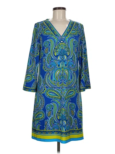 Pre-owned Laundry By Shelli Segal Casual Dress In Blue
