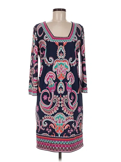 Pre-owned Laundry By Shelli Segal Casual Dress In Blue