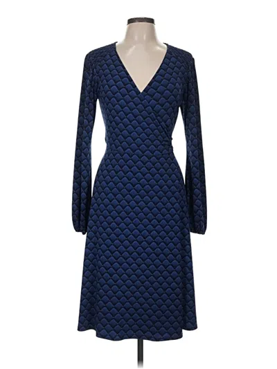 Pre-owned Laundry By Shelli Segal Casual Dress In Blue