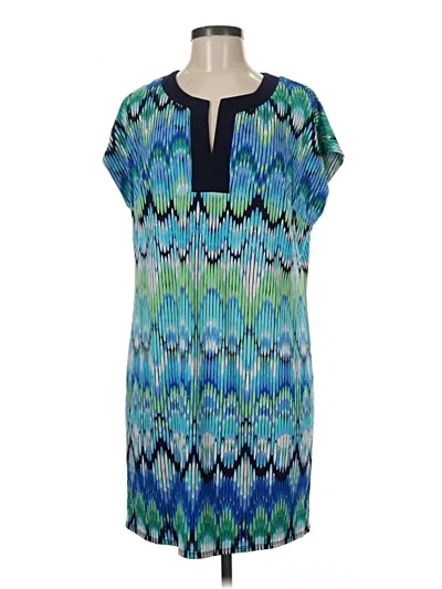 Pre-owned Laundry By Shelli Segal Casual Dress In Blue