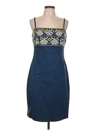 Pre-owned Laundry By Shelli Segal Casual Dress In Blue