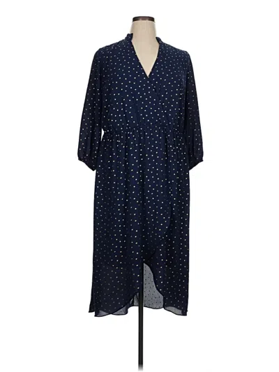 Pre-owned Laundry By Shelli Segal Casual Dress In Blue