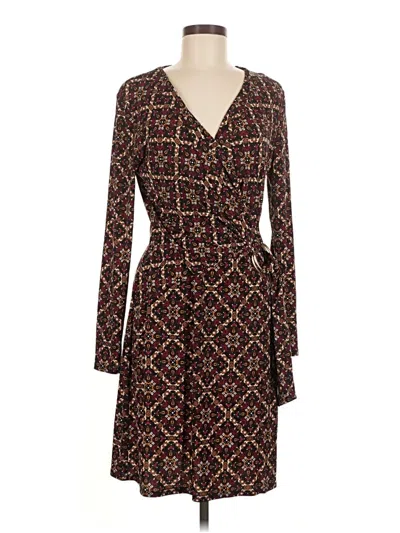 Pre-owned Laundry By Shelli Segal Casual Dress In Brown