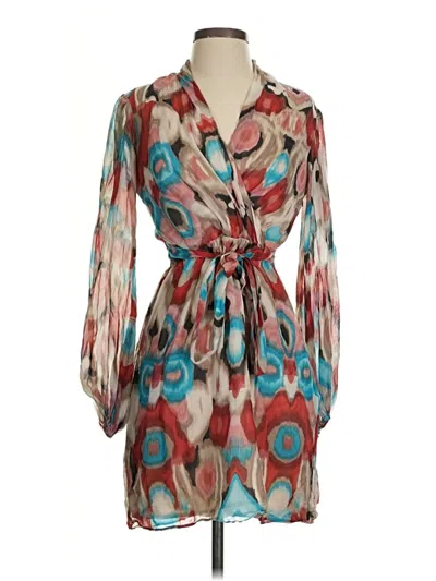Pre-owned Laundry By Shelli Segal Casual Dress In Brown