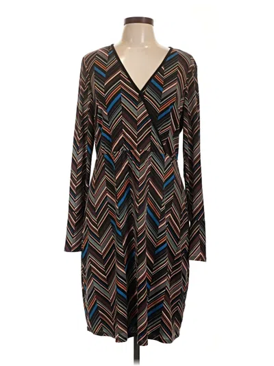 Pre-owned Laundry By Shelli Segal Casual Dress In Brown
