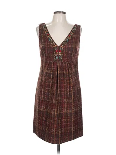 Pre-owned Laundry By Shelli Segal Casual Dress In Brown
