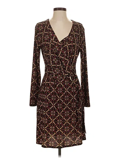 Pre-owned Laundry By Shelli Segal Casual Dress In Brown