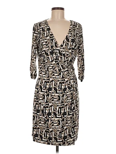Pre-owned Laundry By Shelli Segal Casual Dress In Brown