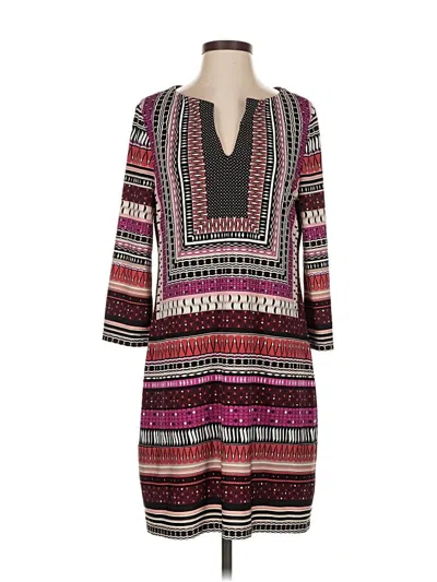 Pre-owned Laundry By Shelli Segal Casual Dress In Burgundy