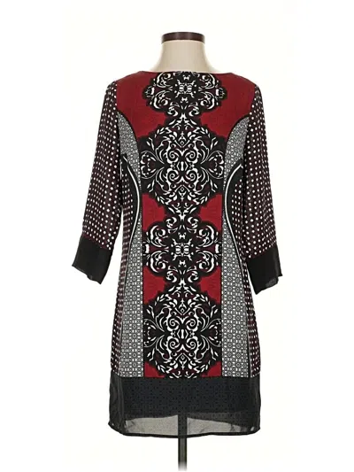 Pre-owned Laundry By Shelli Segal Casual Dress In Burgundy