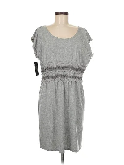 Pre-owned Laundry By Shelli Segal Casual Dress In Gray