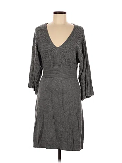 Pre-owned Laundry By Shelli Segal Casual Dress In Gray