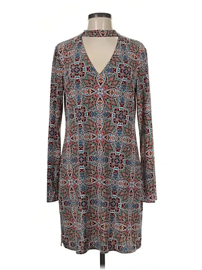 Pre-owned Laundry By Shelli Segal Casual Dress In Gray