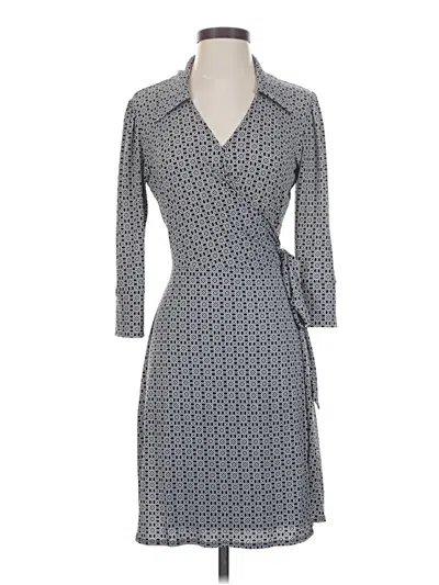 Pre-owned Laundry By Shelli Segal Casual Dress In Gray