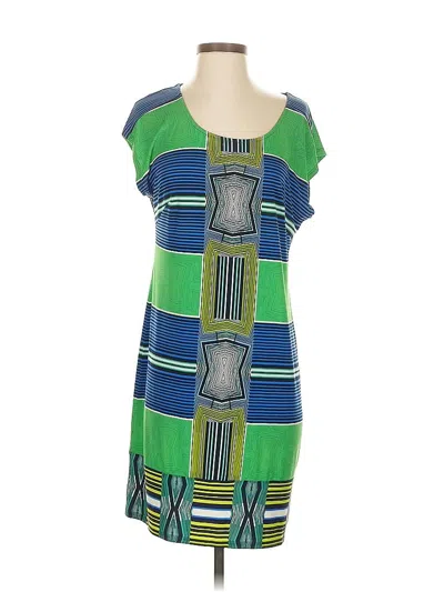 Pre-owned Laundry By Shelli Segal Casual Dress In Green