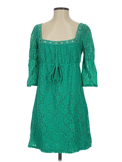 Pre-owned Laundry By Shelli Segal Casual Dress In Green