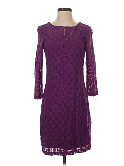 Pre-owned Laundry By Shelli Segal Casual Dress In Purple