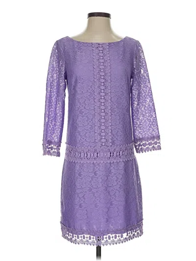 Pre-owned Laundry By Shelli Segal Casual Dress In Purple