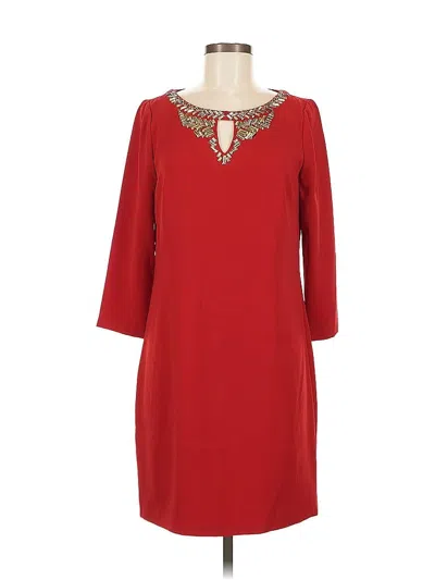 Pre-owned Laundry By Shelli Segal Casual Dress In Red