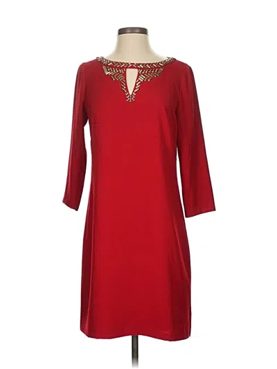Pre-owned Laundry By Shelli Segal Casual Dress In Red