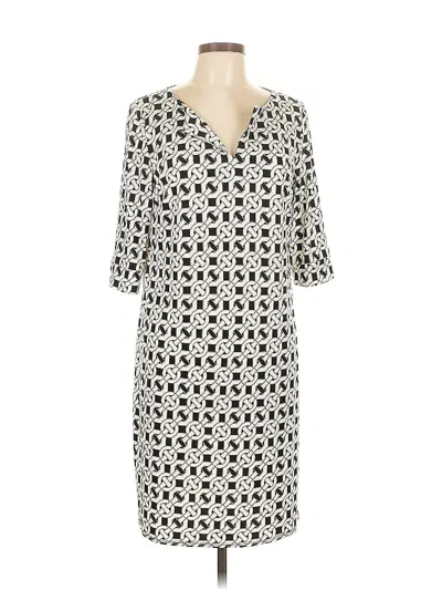 Pre-owned Laundry By Shelli Segal Casual Dress In White