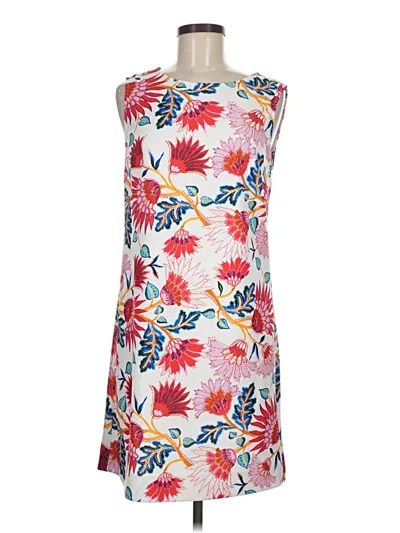 Pre-owned Laundry By Shelli Segal Casual Dress In White