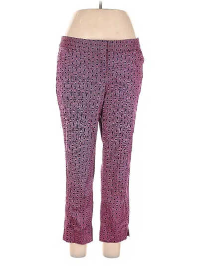 Pre-owned Laundry By Shelli Segal Casual Pants In Purple