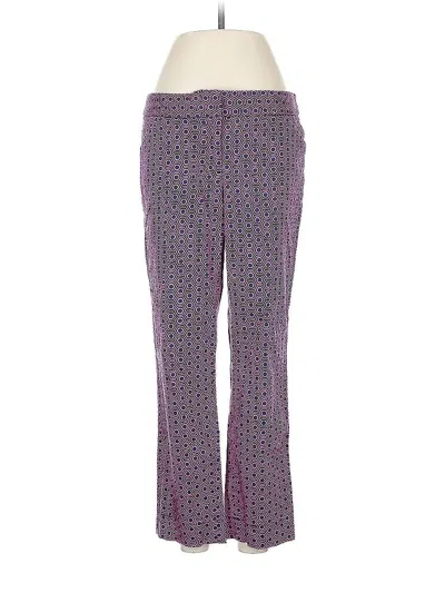 Pre-owned Laundry By Shelli Segal Casual Pants In Purple