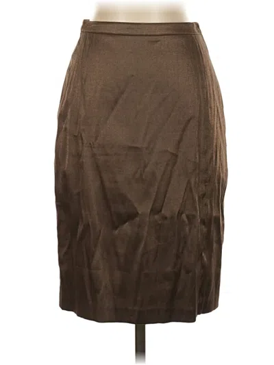 Pre-owned Laundry By Shelli Segal Casual Skirt In Brown