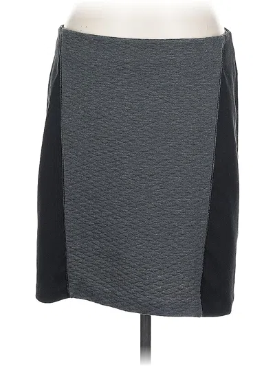 Pre-owned Laundry By Shelli Segal Casual Skirt In Gray