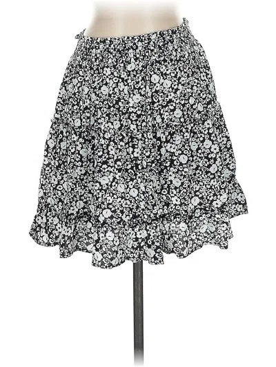 Pre-owned Laundry By Shelli Segal Casual Skirt In Silver