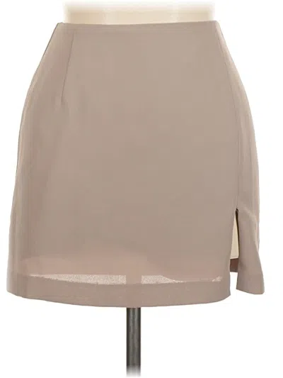 Pre-owned Laundry By Shelli Segal Casual Skirt In Tan