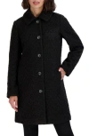 Laundry By Shelli Segal Chunky Knit Coat In Black