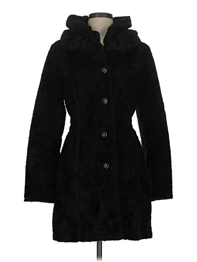 Pre-owned Laundry By Shelli Segal Coat In Black