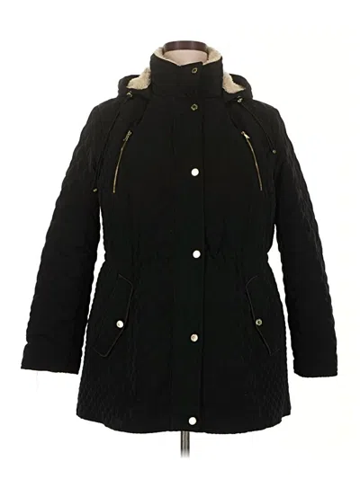 Pre-owned Laundry By Shelli Segal Coat In Black