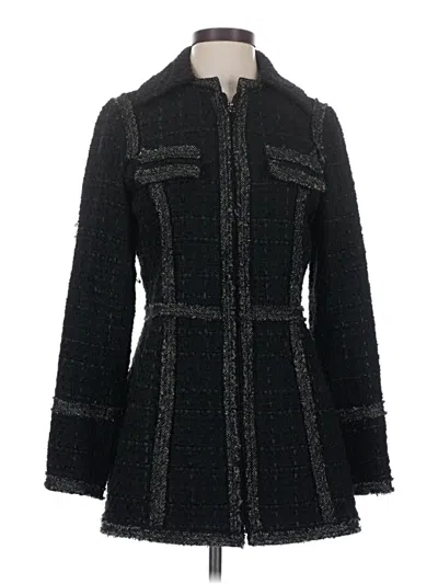 Pre-owned Laundry By Shelli Segal Coat In Black