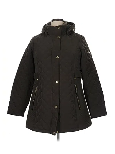 Pre-owned Laundry By Shelli Segal Coat In Black