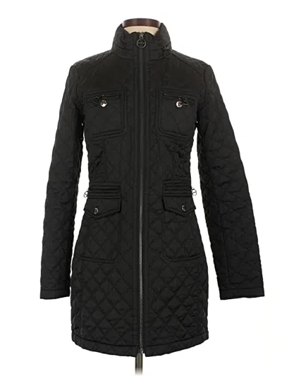 Pre-owned Laundry By Shelli Segal Coat In Black