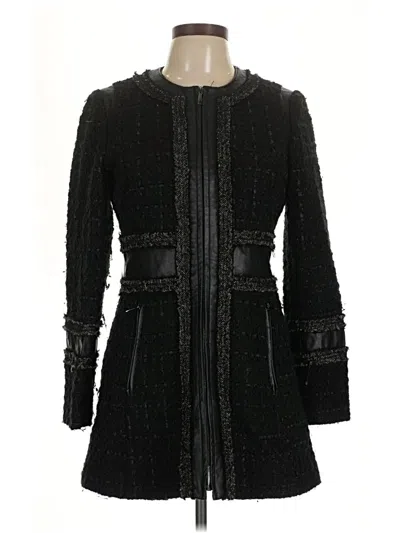 Pre-owned Laundry By Shelli Segal Coat In Black