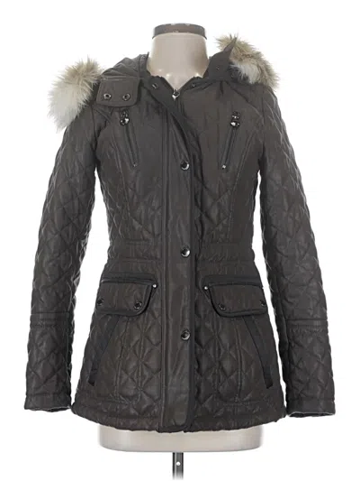 Pre-owned Laundry By Shelli Segal Coat In Gray