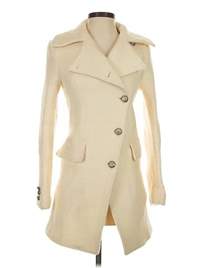 Pre-owned Laundry By Shelli Segal Coat In Ivory