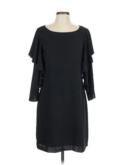 Pre-owned Laundry By Shelli Segal Cocktail Dress In Black