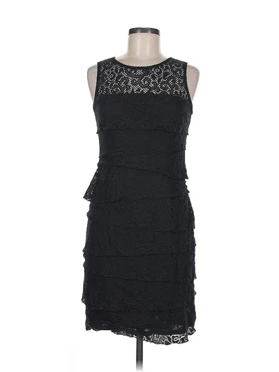 Pre-owned Laundry By Shelli Segal Cocktail Dress In Black